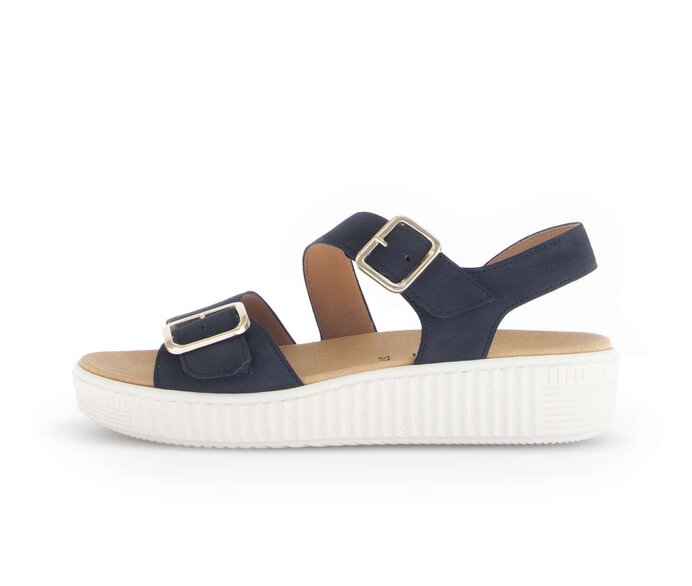Plateau Sandale blau #0