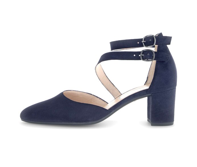 Spangenpumps blau #0
