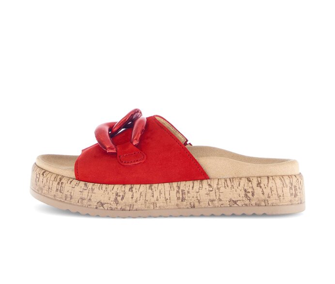 Pantolette rot #0