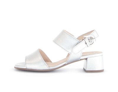 Riemchensandale grau