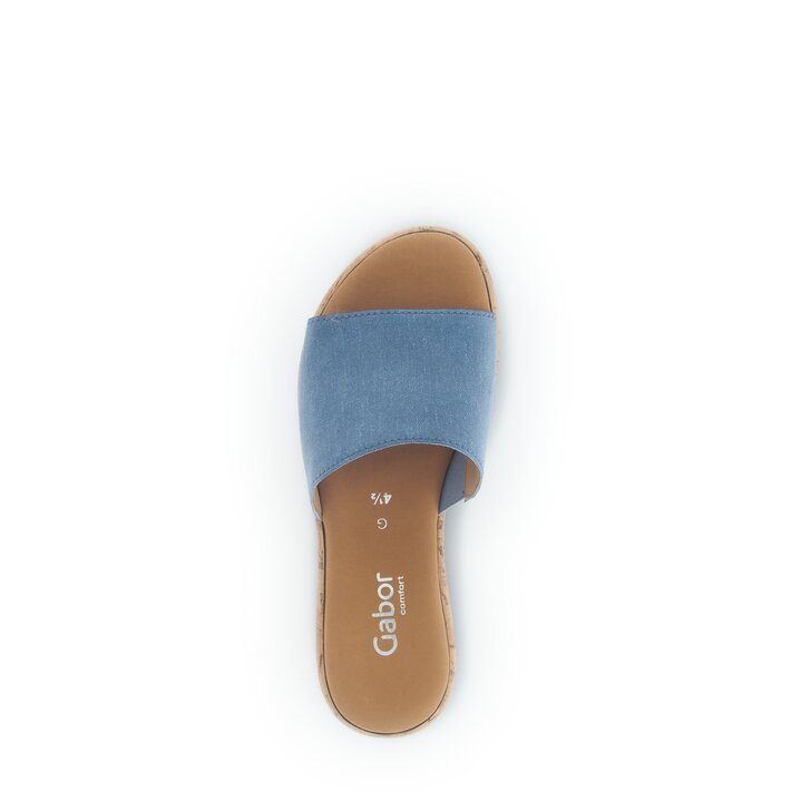 Pantolette Blau #5