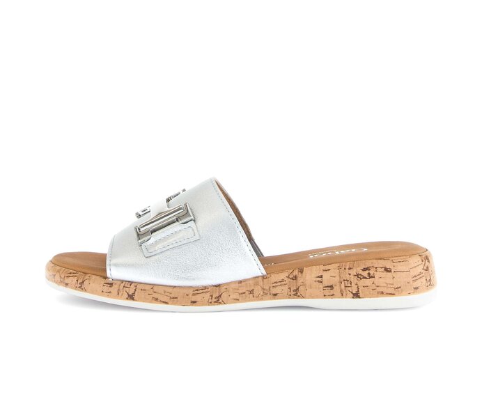 Pantolette silber #0