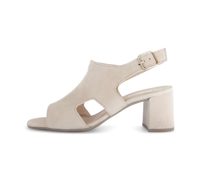 Sandal met riempjes beige #0
