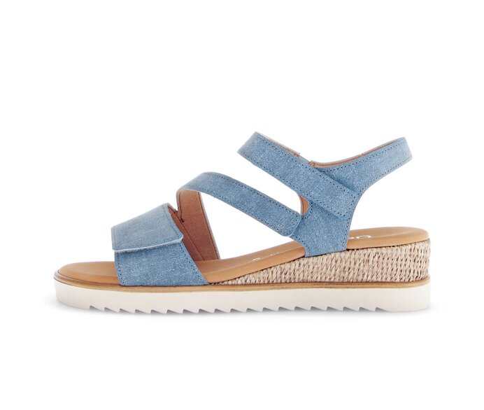 Sandal met riempjes blauw #0