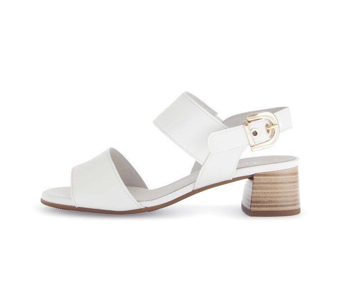 Sandal met riempjes wit #0