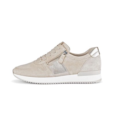Lage sneaker beige