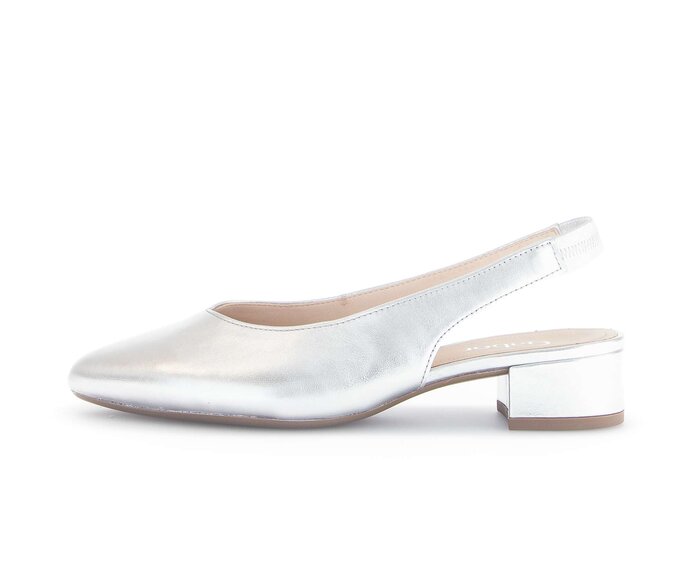Sling-back zilver #0