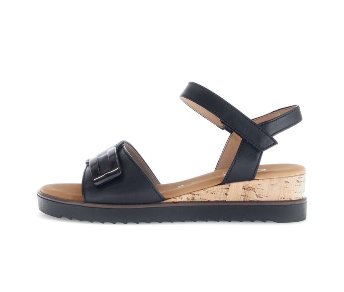 Sandal met riempjes zwart #0