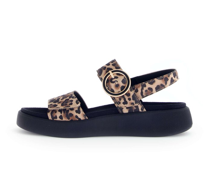 Sandal met riempjes beige #0