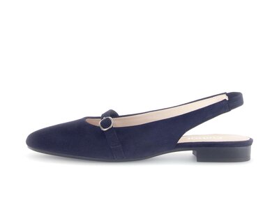 Slingback blu