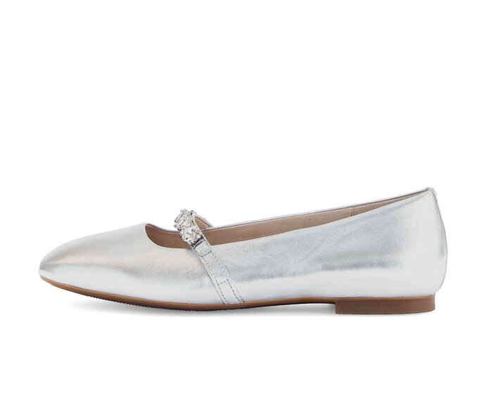 Elegante ballerina zilver #0