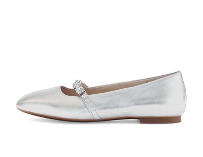 Ballerina elegante argento