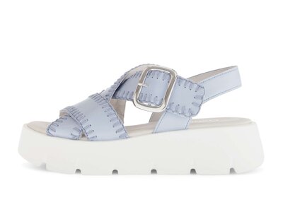 Plateau Sandale blau