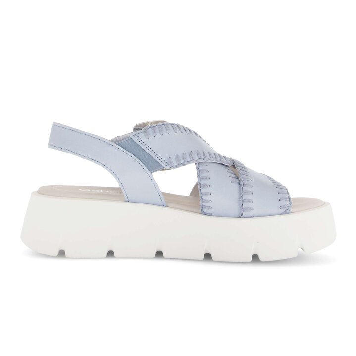 Plateau Sandale blau #1