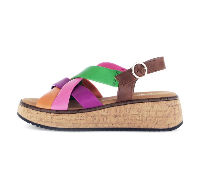 Sandale met plateauzool multicolour #0