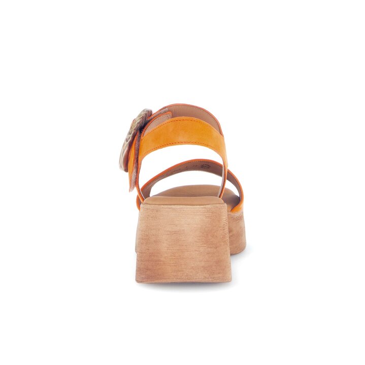 Riemchensandale orange #3