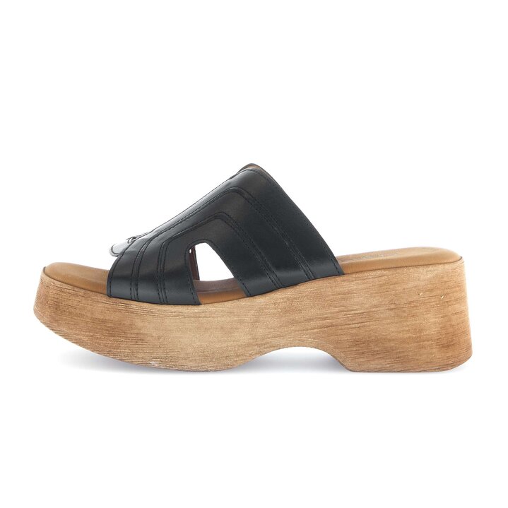 Plateau Sandale schwarz #0