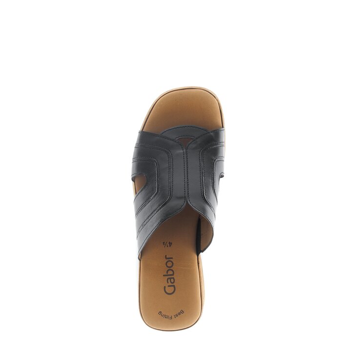 Plateau Sandale schwarz #5