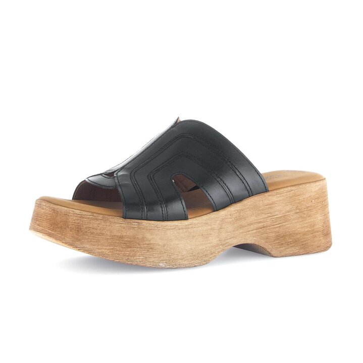 Plateau Sandale schwarz #2