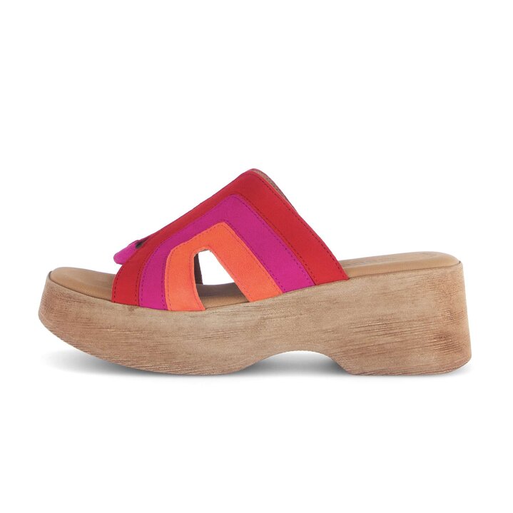 Plateau Sandale rot #0