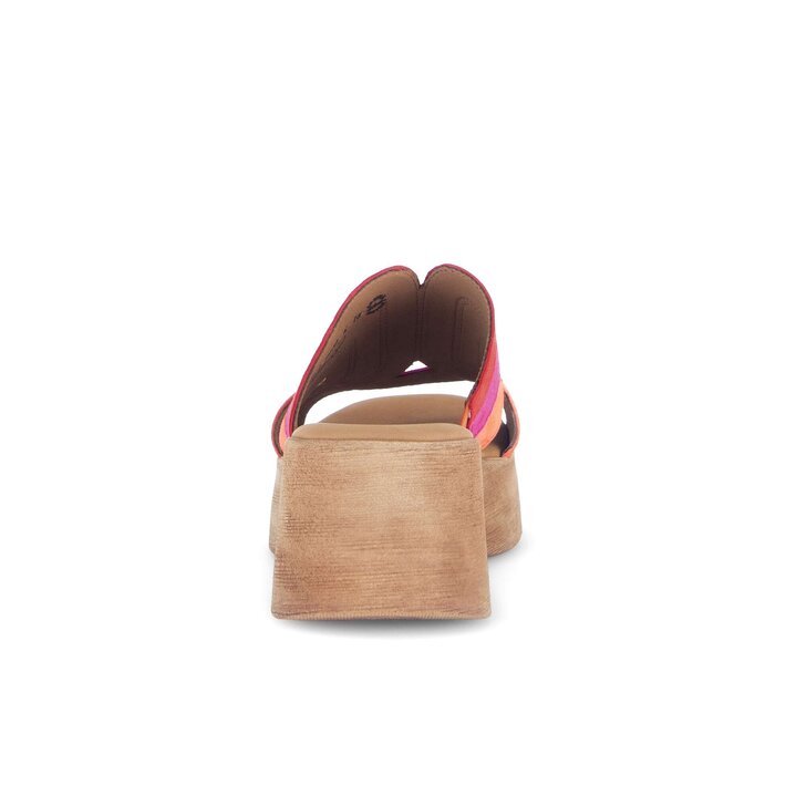 Plateau Sandale rot #3