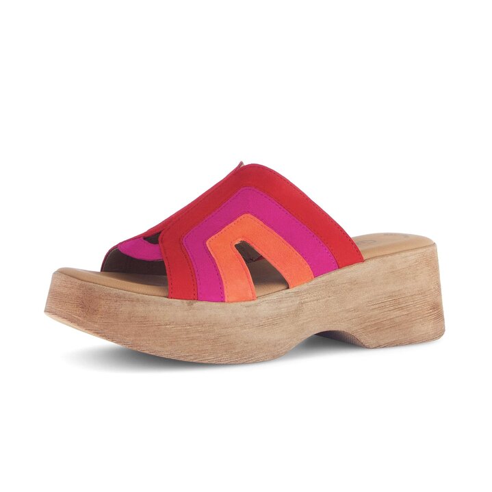 Plateau Sandale rot #2
