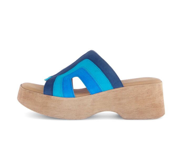 Plateau Sandale blau #0