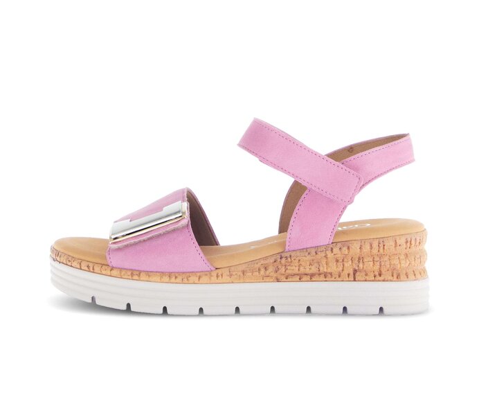 Sandal met riempjes roze #0