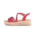 Plateau Sandale rot