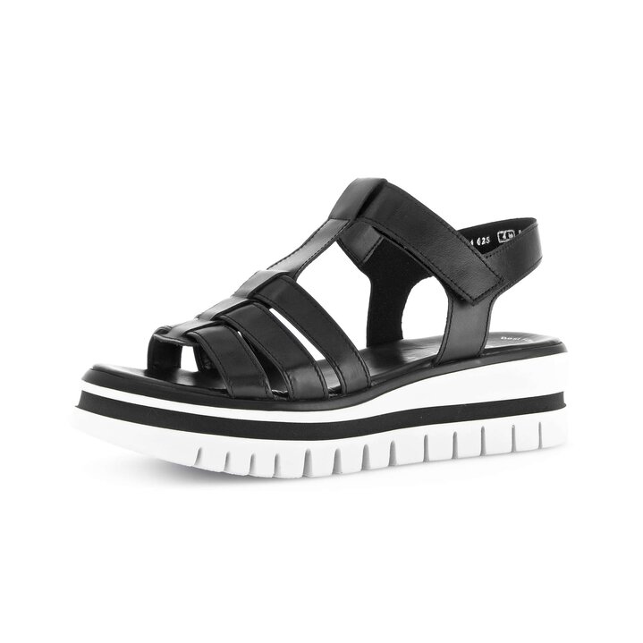 Plateau Sandale schwarz #2
