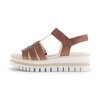 Plateau Sandale braun