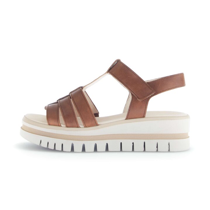 Platåsandaler brun #0