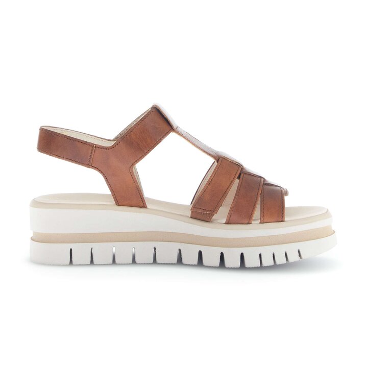 Platåsandaler brun #1