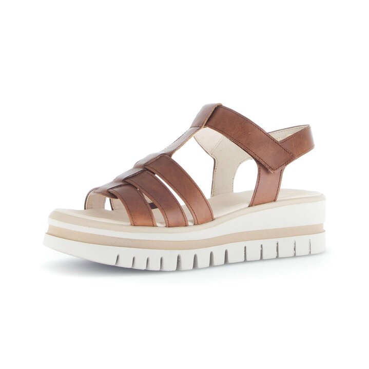 Platåsandaler brun #2