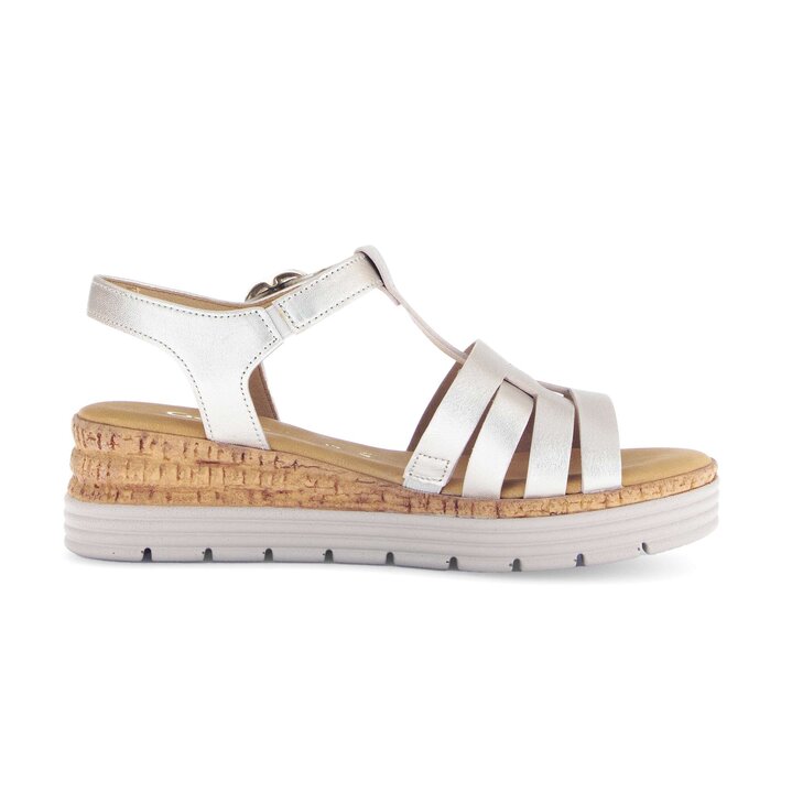 Sandale à bride or #1