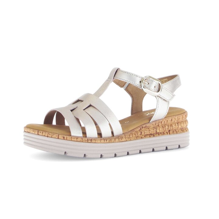 Sandale à bride or #2