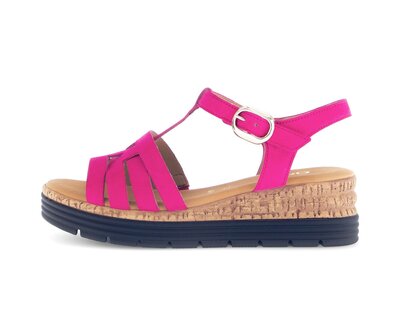 Sandalo con cinturino rosa fucsia