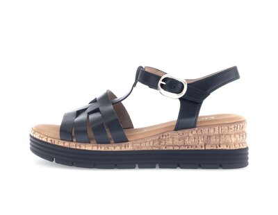 Sandalo con cinturino nero