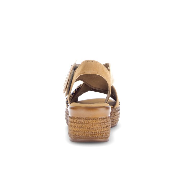 Sandale à plateforme marron #3