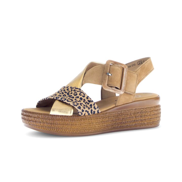 Sandale à plateforme marron #2