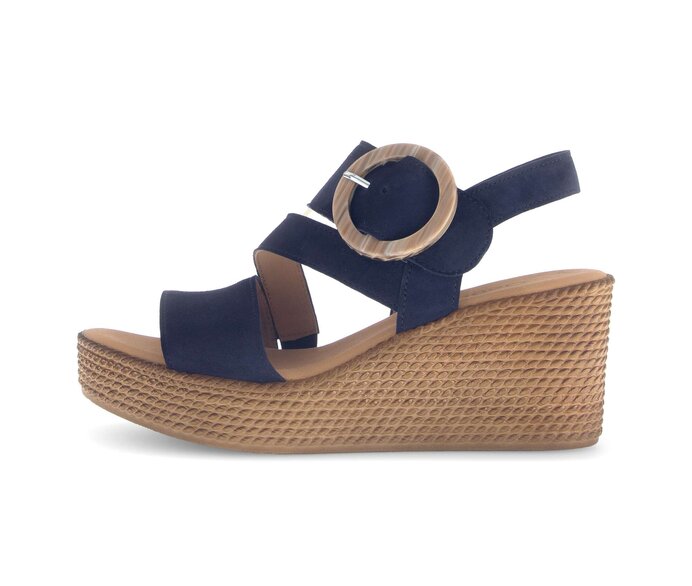 Keilsandalette blau #0