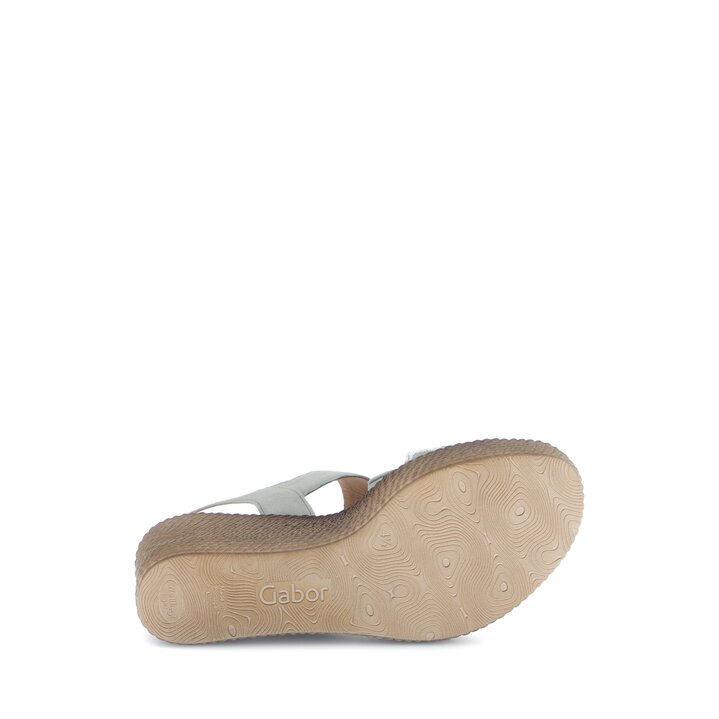 Keilsandalette grün #4