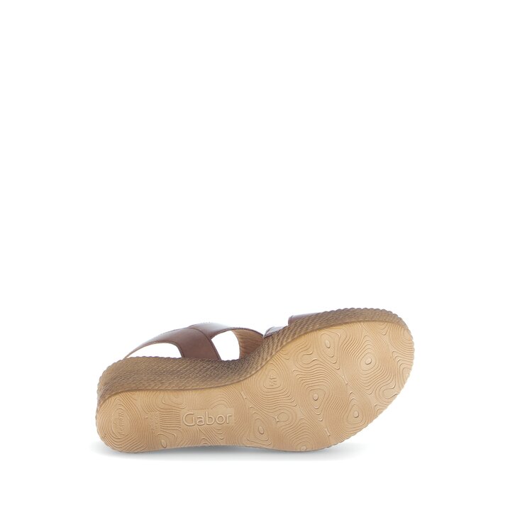 Keilsandalette braun #4