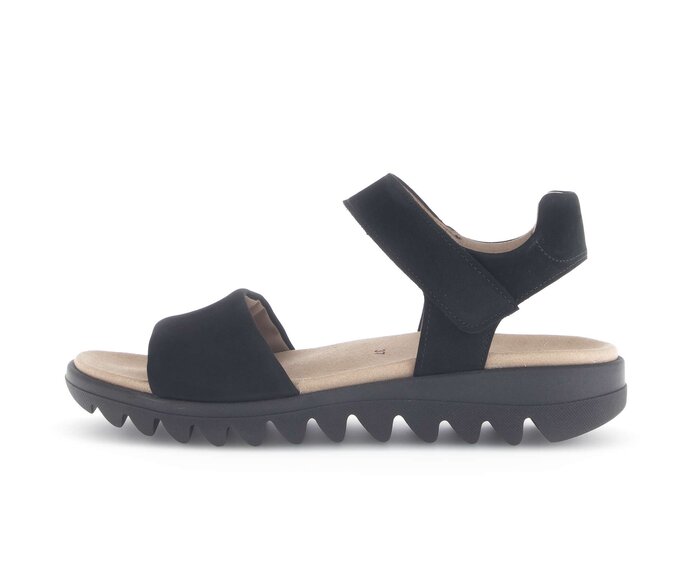Sandal met riempjes zwart #0