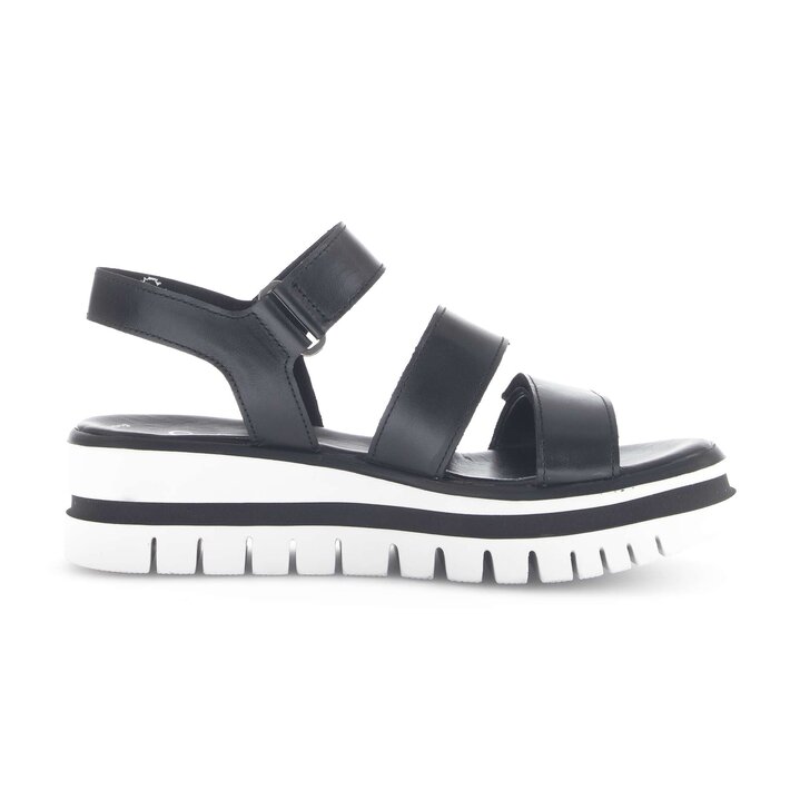 Platåsandaler svart #1