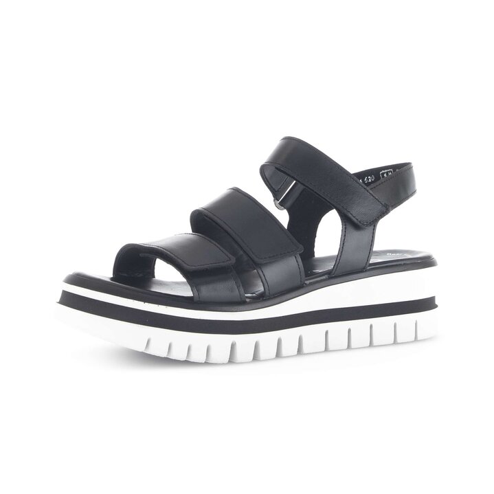 Platåsandaler svart #2