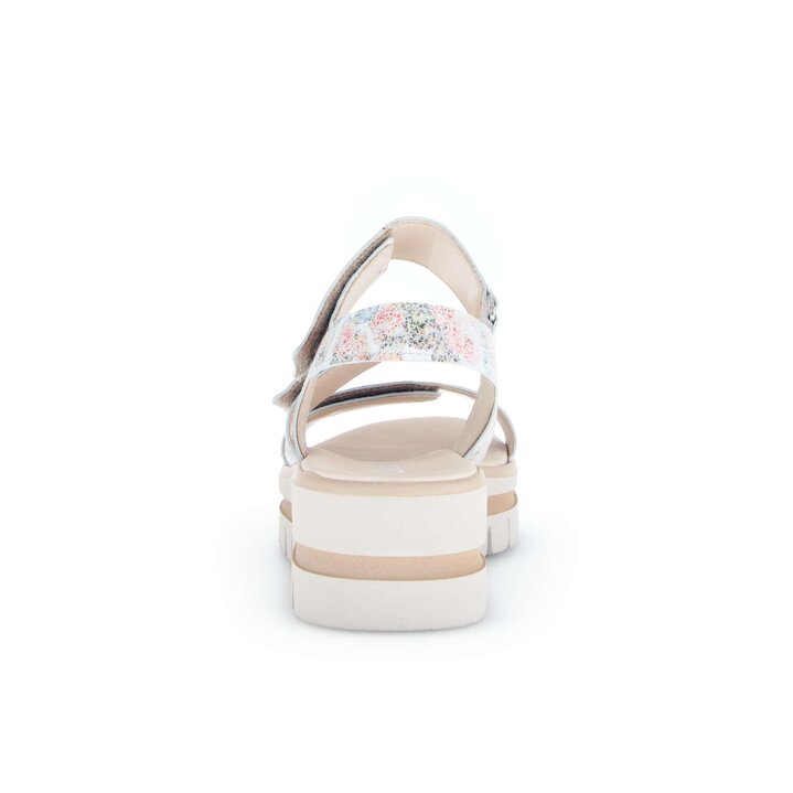 Platåsandaler vit #3