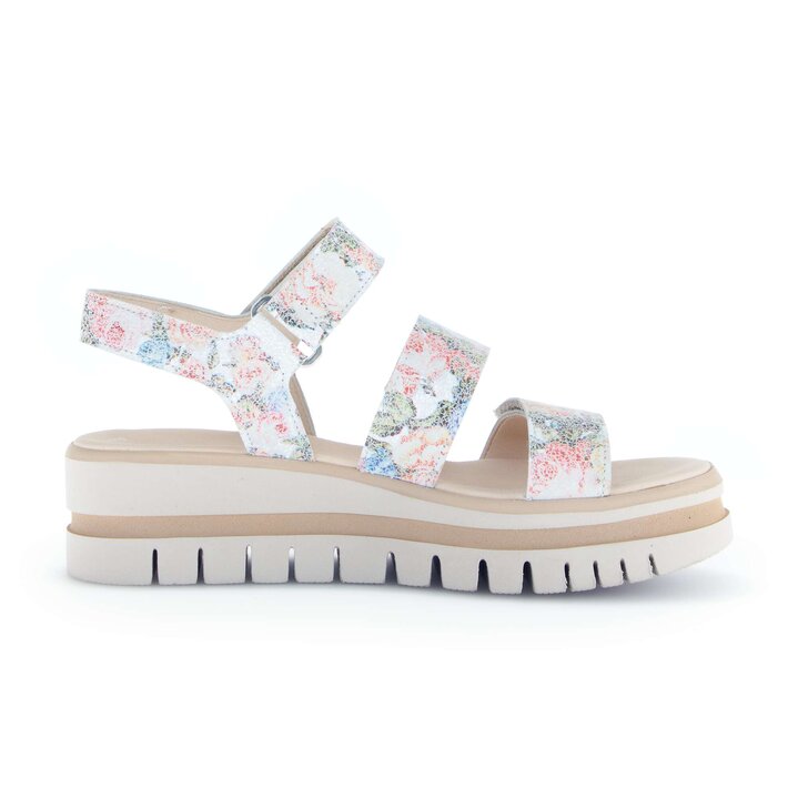 Platåsandaler vit #1