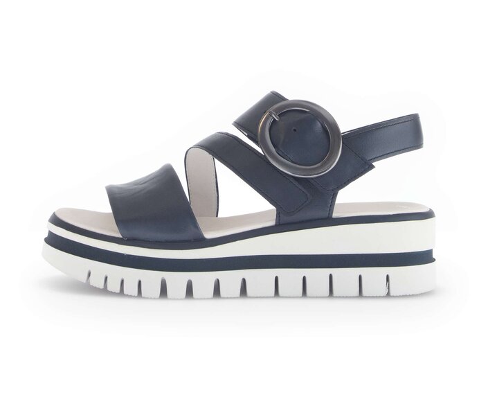 Plateau Sandale blau #0