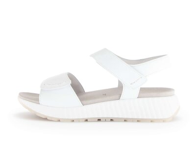 Riemchensandale weiß